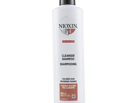 Nioxin Derma Purifying System 4 Cleanser Shampoo (Colored Hair, Progressed Thinning, Color Safe) 300ml 10.1oz Cheap