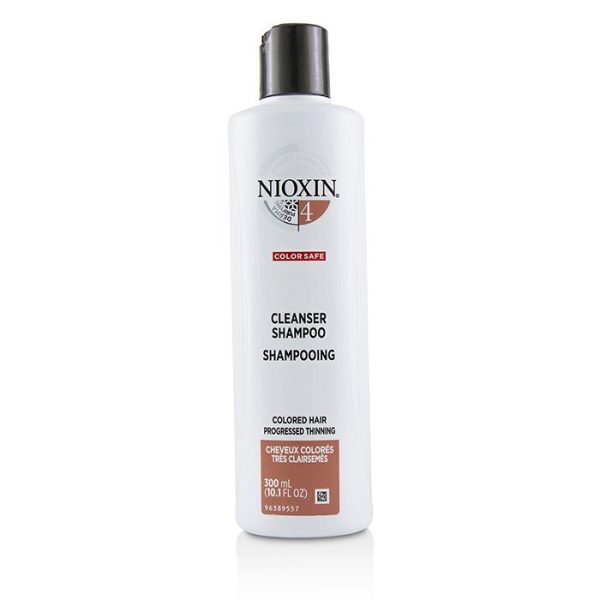 Nioxin Derma Purifying System 4 Cleanser Shampoo (Colored Hair, Progressed Thinning, Color Safe) 300ml 10.1oz Cheap