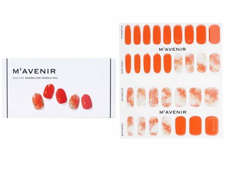 Mavenir Nail Sticker (Orange) - # Marmalade Marble Nail  32pcs Hot on Sale