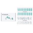 Mavenir Nail Sticker (Blue) - # Splinkle With Tinted Green Nail  32pcs Supply