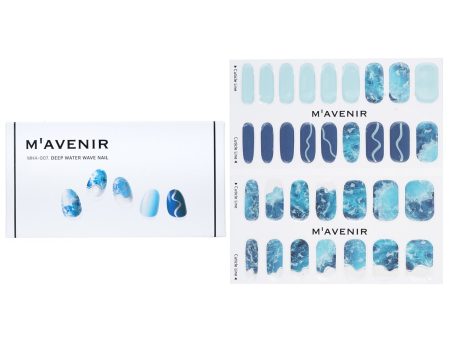 Mavenir Nail Sticker (Blue) - # Deep Water Wave Nail  32pcs Online