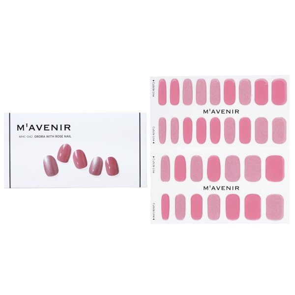 Mavenir Nail Sticker (Pink) - # Orora With Rose Nail  32pcs Online now