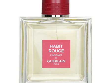 Guerlain Habit Rouge L Instinct Eau De Toilette Intense Spray  100ml 3.3oz For Cheap