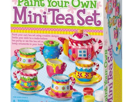 4M Paint Your Own Mini Tea Set  37x25x22mm For Cheap