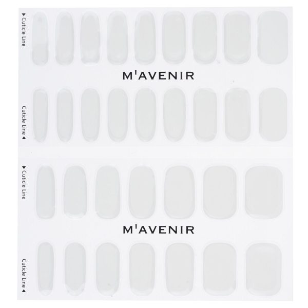 Mavenir Nail Sticker (White) - # Modernie Nail  32pcs Online