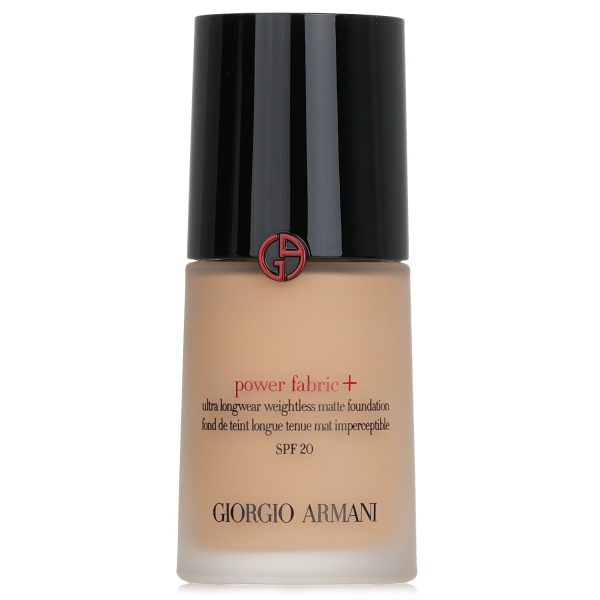 Giorgio Armani Power Fabric+ Ultra Longwear Weightless Matte Foundation SPF 20 - # 2.5  30ml 1oz For Cheap