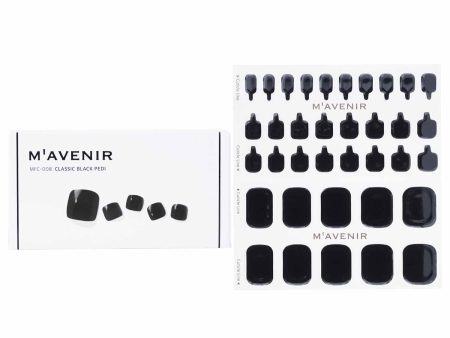 Mavenir Nail Sticker (Black) - # Classic Black Pedi  36pcs For Discount