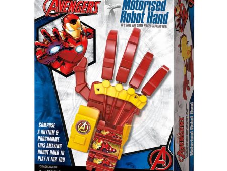 4M Disney Marvel Avengers Ironman Motorised Robot Hand  39x17x25mm Hot on Sale