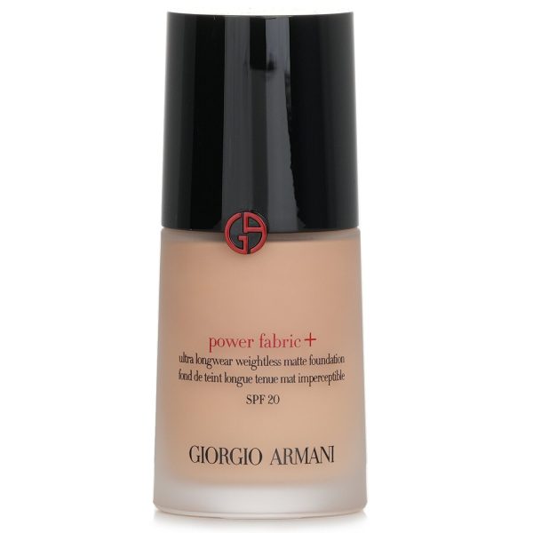 Giorgio Armani Power Fabric+ Ultra Longwear Weightless Matte Foundation SPF 20 - # 2.5  30ml 1oz For Cheap