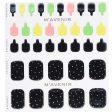 Mavenir Nail Sticker (Black) - # Classic Black Pedi  36pcs For Discount