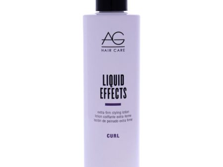 AG Hair Cosmetics Liquid Effects Extra-Firm Styling Lotion by AG Hair Cosmetics for Unisex - 8 oz Lotion Fashion