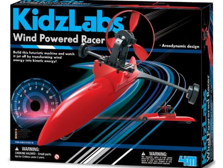 4M KidzLabs Wind Powered Racer  41x30x39mm Cheap