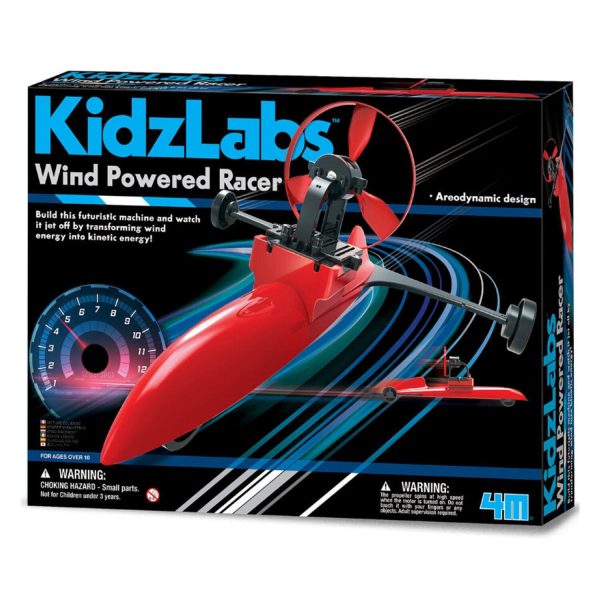 4M KidzLabs Wind Powered Racer  41x30x39mm Cheap