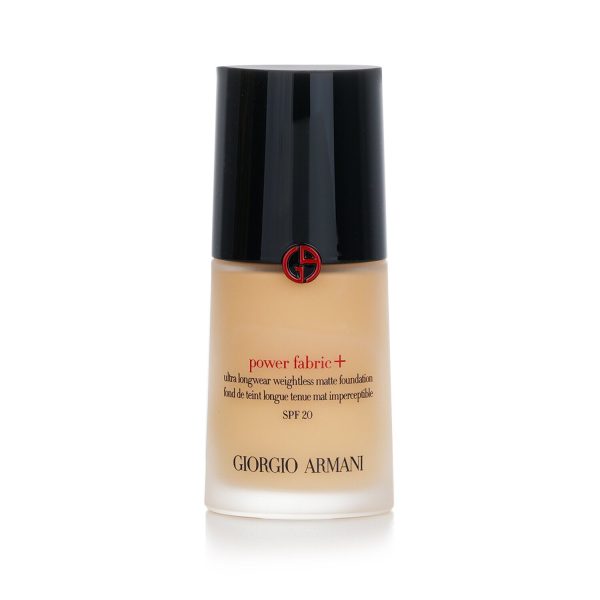 Giorgio Armani Power Fabric+ Ultra Longwear Weightless Matte Foundation SPF 20 - # 3.25  30ml 1oz Discount