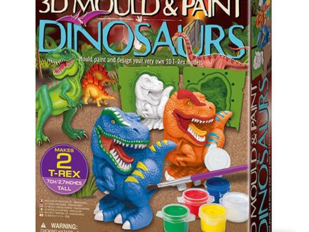 4M 3D Mould & Paint Dinosaur  32x19x22mm Online Hot Sale