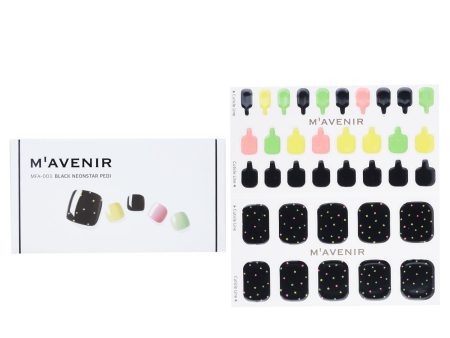 Mavenir Nail Sticker (Black) - # Black Neonstar Pedi  36pcs Online Sale