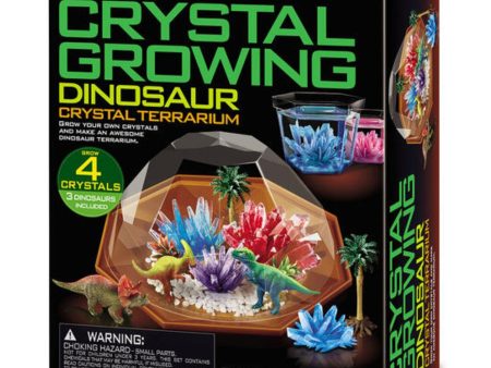 4M Crystal Growing Dino Crystal Terrarium US  51x25x30mm Online Hot Sale