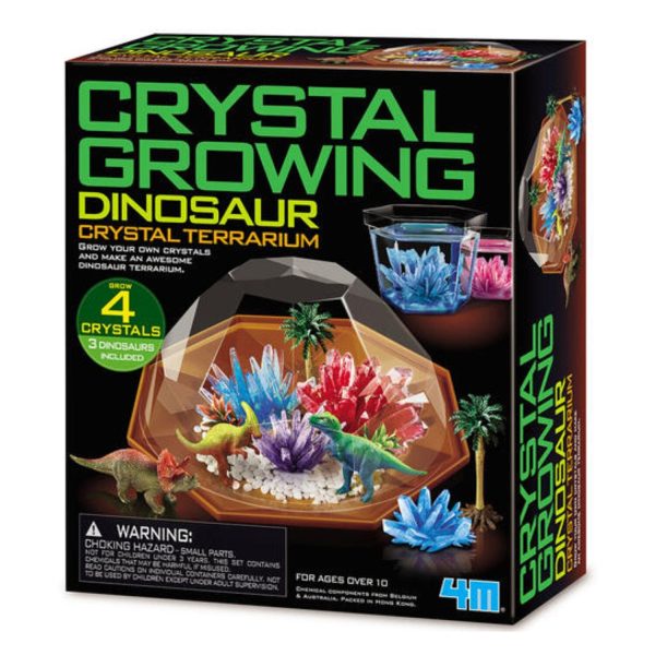 4M Crystal Growing Dino Crystal Terrarium US  51x25x30mm Online Hot Sale