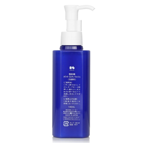 Kose Sekkisei White Milky Wash (box slightly damaged)  140ml 4.9oz Online Sale