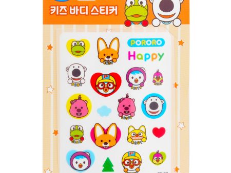 April Korea Pororo Body Sticker  1pc Fashion