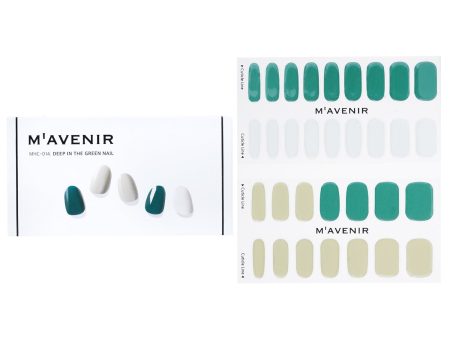 Mavenir Nail Sticker (Assorted Colour) - # Deep In The Green Nail  32pcs For Sale