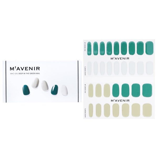 Mavenir Nail Sticker (Assorted Colour) - # Deep In The Green Nail  32pcs For Sale