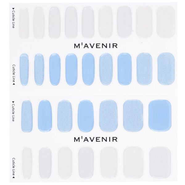 Mavenir Nail Sticker (Blue) - # Aurora Babyblue Nail  32pcs Hot on Sale