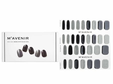 Mavenir Nail Sticker (Assorted Colour) - # Orora With Black Nail  32pcs Fashion