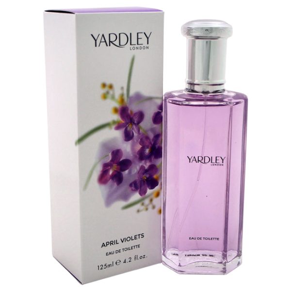 Yardley London April Violets by Yardley London for Women - 4.2 oz EDT Spray Fashion