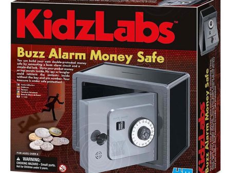 4M KidzLabs Buzz Alarm Money Safe  39x25x22mm Fashion