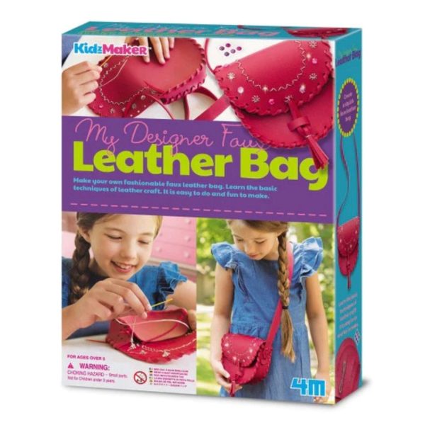 4M KidzMaker My Designer Faux Leather Bag  35x28x25mm For Sale