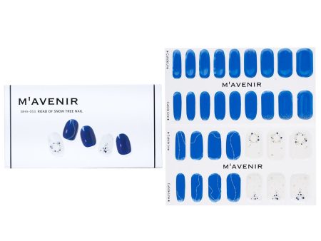 Mavenir Nail Sticker (Blue) - # Road Of Snow Tree Nail  32pcs Sale