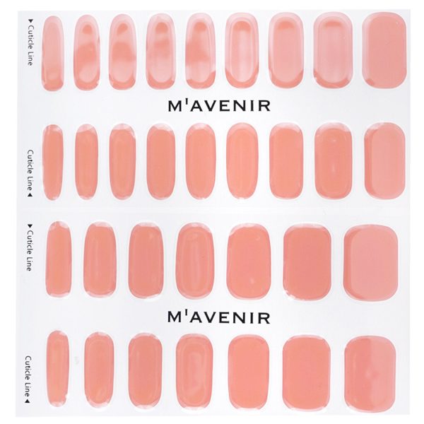 Mavenir Nail Sticker (Pink) - # Tone Down Rose Nail  32pcs Supply