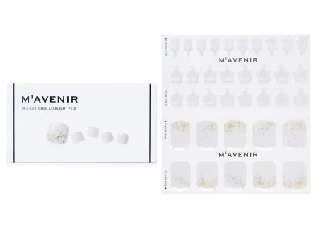 Mavenir Nail Sticker (White) - # Gold Starlight Pedi  36pcs For Sale