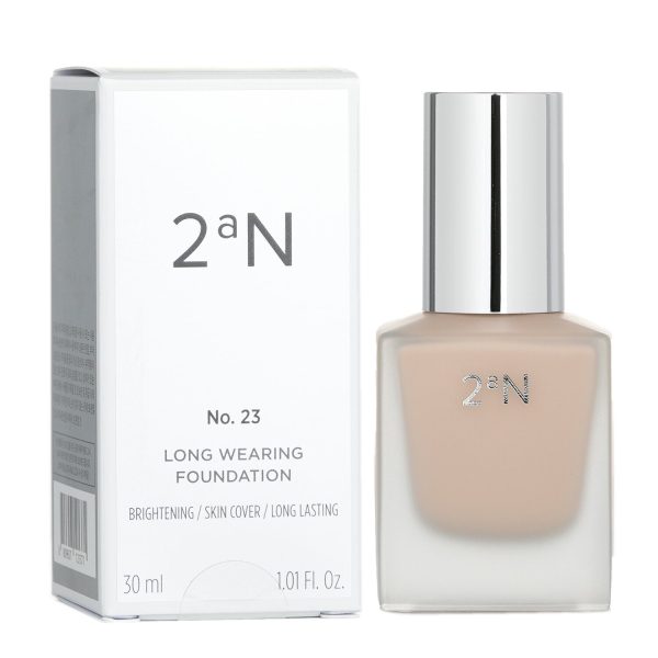 2aN Long Wearing Foundation - # 23 Natural Beige  30ml 1.01oz Fashion