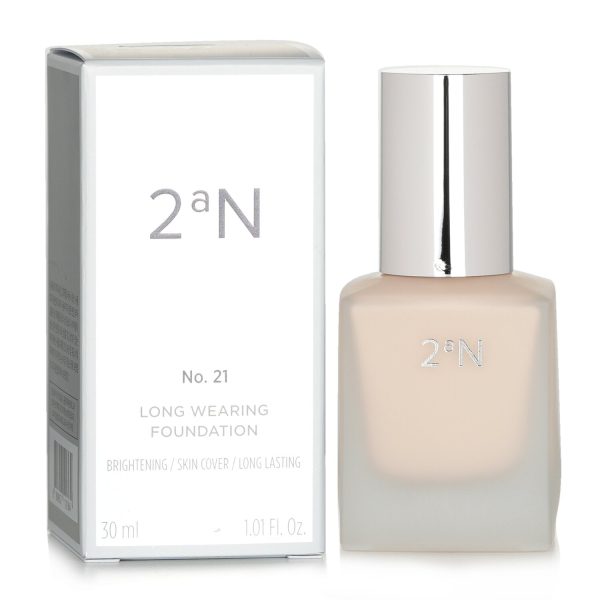 2aN Long Wearing Foundation - # 21 Light Beige  30ml 1.01oz For Discount