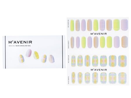 Mavenir Nail Sticker (Patterned) - # Neon Crossline Nail  32pcs Hot on Sale