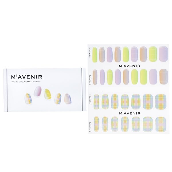 Mavenir Nail Sticker (Patterned) - # Neon Crossline Nail  32pcs Hot on Sale