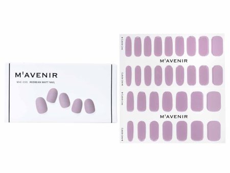 Mavenir Nail Sticker (Purple) - # Redbean Matt Nail  32pcs For Discount