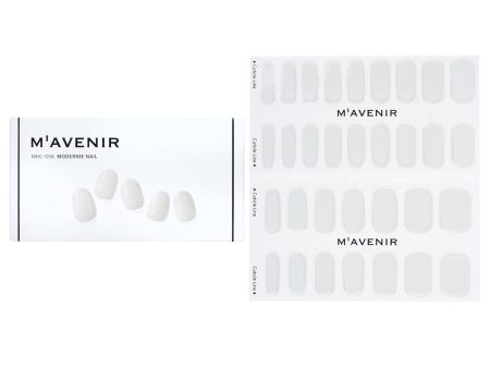 Mavenir Nail Sticker (White) - # Modernie Nail  32pcs Online