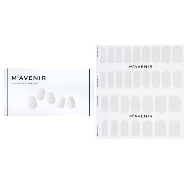 Mavenir Nail Sticker (White) - # Modernie Nail  32pcs Online