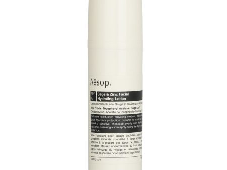 Aesop Sage & Zinc Facial Hydrating Lotion SPF15  50ml Fashion