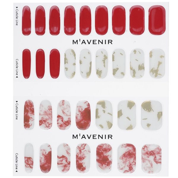 Mavenir Nail Sticker (Red) - # Vino Splash Nail  32pcs Sale