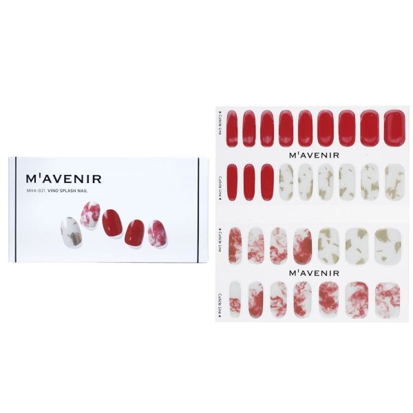 Mavenir Nail Sticker (Red) - # Vino Splash Nail  32pcs Sale