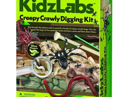 4M KidzLabs Creepy Crawly Digging Kit  37x18x22.5mm Cheap