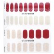 Mavenir Nail Sticker (Red) - # Brillante Burgundy Nail  32pcs Online now